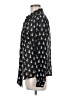 American Rag Cie 100% Polyester Print Black Long Sleeve Blouse Size M - photo 5