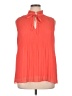Max Studio 100% Polyester Orange Sleeveless Blouse Size XL - photo 1