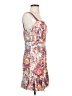 Aqua 100% Polyester Print White Purple Cocktail Dress Size S - photo 4