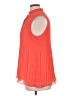 Max Studio 100% Polyester Orange Sleeveless Blouse Size XL - photo 5