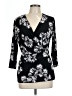 Ellen Tracy Black 3/4 Sleeve Blouse Size L - photo 1