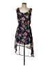 Forever 21 100% Polyester Floral Blue Casual Dress Size L - photo 1