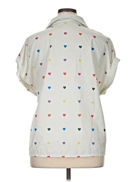 Shein Curve Short Sleeve Blouse (view 2)