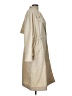 Athleta 100% Nylon Ivory Trenchcoat Size L - photo 4