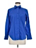 Foxcroft Blue Long Sleeve Button-Down Shirt Size 8 (petite) - photo 1