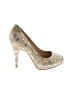 Joan & David Animal Print Ivory Heels Size 6 - photo 1