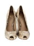 Joan & David Animal Print Ivory Heels Size 6 - photo 2