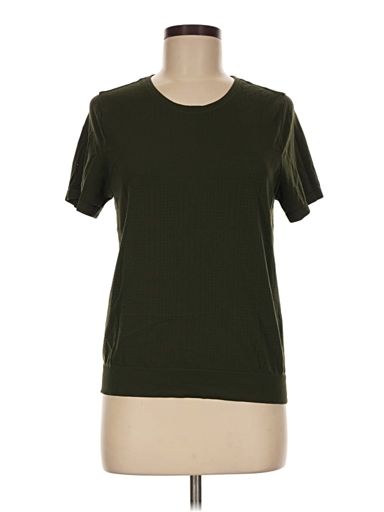 Pre-owned Athleta Active T-shirt In Green