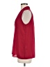 Banana Republic 100% Polyester Red Sleeveless Blouse Size M - photo 5