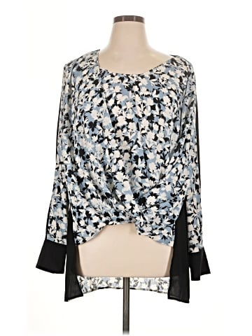 BCBGMAXAZRIA 3/4 Sleeve Blouse (view 1)
