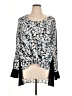 BCBGMAXAZRIA 100% Polyester Blue 3/4 Sleeve Blouse Size XL - photo 1