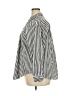 Maurices 100% Cotton Stripes Silver 3/4 Sleeve Button-Down Shirt Size 2X - photo 5