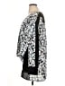 BCBGMAXAZRIA 100% Polyester Blue 3/4 Sleeve Blouse Size XL - photo 5