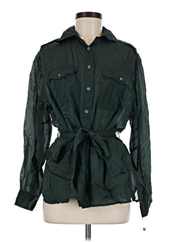 DKNY Long Sleeve Blouse (view 1)