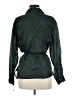 DKNY 100% Viscose Green Long Sleeve Blouse Size M - photo 2