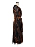 Connected Apparel Brown Cocktail Dress Size 6 - photo 4