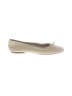 Delman Shoes Solid Tan Ivory Flats Size 9 1/2 - photo 1
