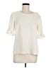 Banana Republic Ivory Short Sleeve Blouse Size M - photo 1