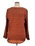 Max Studio 100% Polyester Brown Long Sleeve Blouse Size XL - photo 2