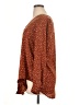 Max Studio 100% Polyester Brown Long Sleeve Blouse Size XL - photo 5