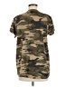 Dylan 100% Cotton Camo Green Short Sleeve Top Size M - photo 2