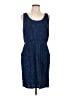 Mossimo Paisley Blue Cocktail Dress Size L - photo 1