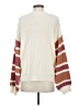 Unbranded 100% Acrylic Color Block Ivory Pullover Sweater Size S - photo 2