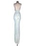 Cassandra Stone 100% Nylon Silver Cocktail Dress Size 0 - photo 2