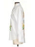 Unbranded Floral White Long Sleeve Blouse Size S - photo 5