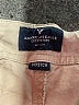 American Eagle Outfitters Solid Ivory Khaki Shorts Size 18 - photo 3