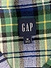Gap 100% Cotton Plaid Green Long Sleeve Blouse Size M - photo 7