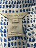MULTIPLES Blue 3/4 Sleeve Button-Down Shirt Size 0X - photo 7