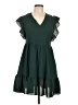 Shein Solid Green Casual Dress Size L - photo 1
