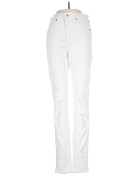 Madewell Tall 10" High-Rise Skinny Jeans in Pure White (view 1)