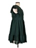 Shein Solid Green Casual Dress Size L - photo 4