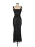 Unbranded 100% Polyester Black Cocktail Dress Size M - photo 1