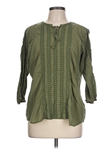Lauren Jeans Co. 3/4 Sleeve Blouse (view 1)