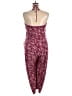 Torrid Floral Burgundy Jumpsuit Size 3X Plus (3) - photo 2