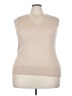 AK Anne Klein Tan Sweater Vest Size 3X - photo 1