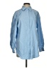 Unbranded 100% Polyester Solid Blue Long Sleeve Blouse Size S - photo 1