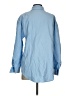 Unbranded 100% Polyester Solid Blue Long Sleeve Blouse Size S - photo 2