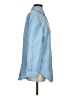 Unbranded 100% Polyester Solid Blue Long Sleeve Blouse Size S - photo 4