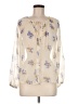 Zara Ivory Long Sleeve Blouse Size M - photo 1