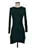 Alya Solid Green Casual Dress Size S - photo 1
