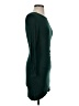 Alya Solid Green Casual Dress Size S - photo 4