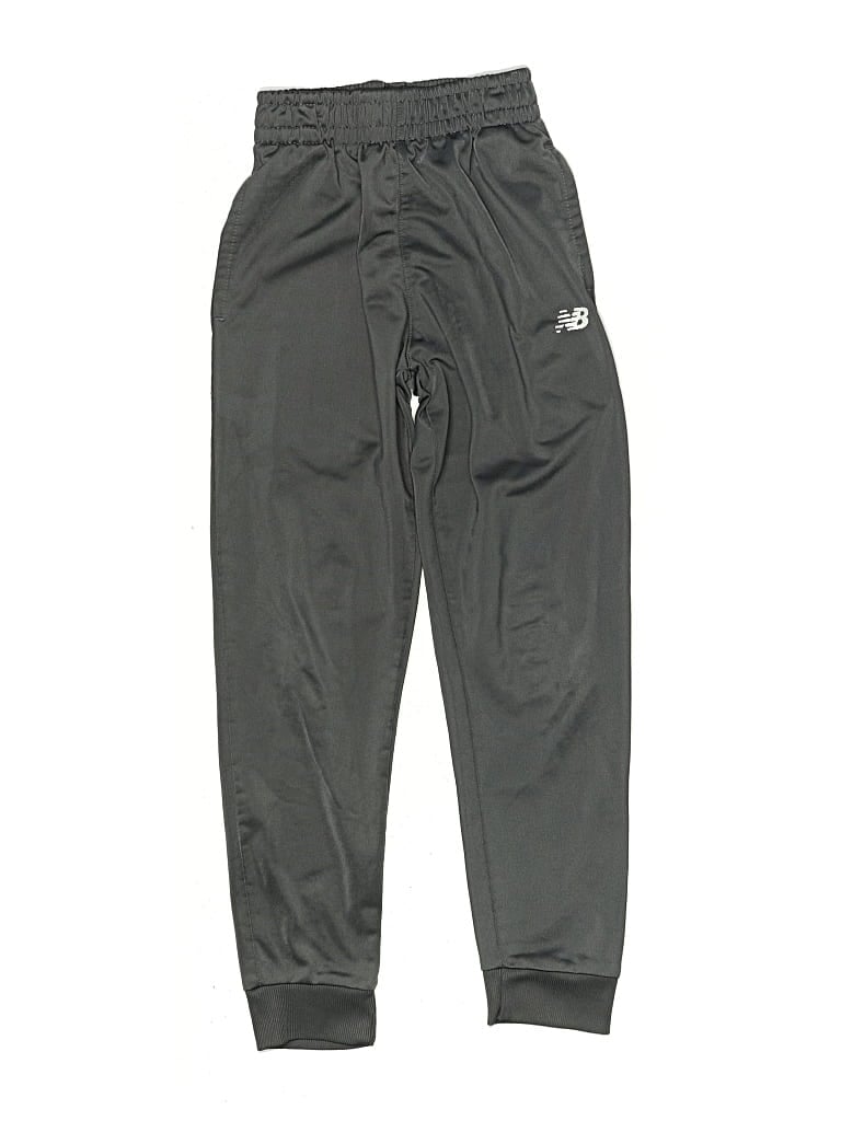 Pre-owned New Balance Kids' Active Pants In Gray