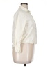 Unbranded Solid Ivory 3/4 Sleeve Button-Down Shirt Size XL - photo 4