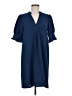 Unbranded Solid Blue Casual Dress Size M - photo 1