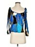 Cache Blue 3/4 Sleeve Blouse Size S - photo 1
