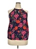 Papermoon 100% Polyester Purple Sleeveless Blouse Size XXL - photo 1